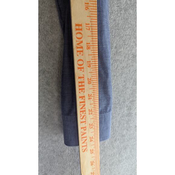 Paul‎ Smith Men Dress Shirt Size 38 Byard Solid Blue Button Up Preppy Italy Work - Picture 10 of 10